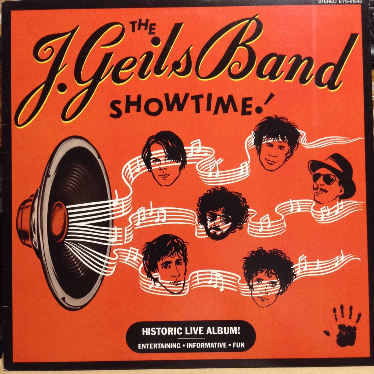 ショータイム！／Ｊ・ガイルズ・バンド　(LPレコード) Showtime!/J.Geils Band_画像1