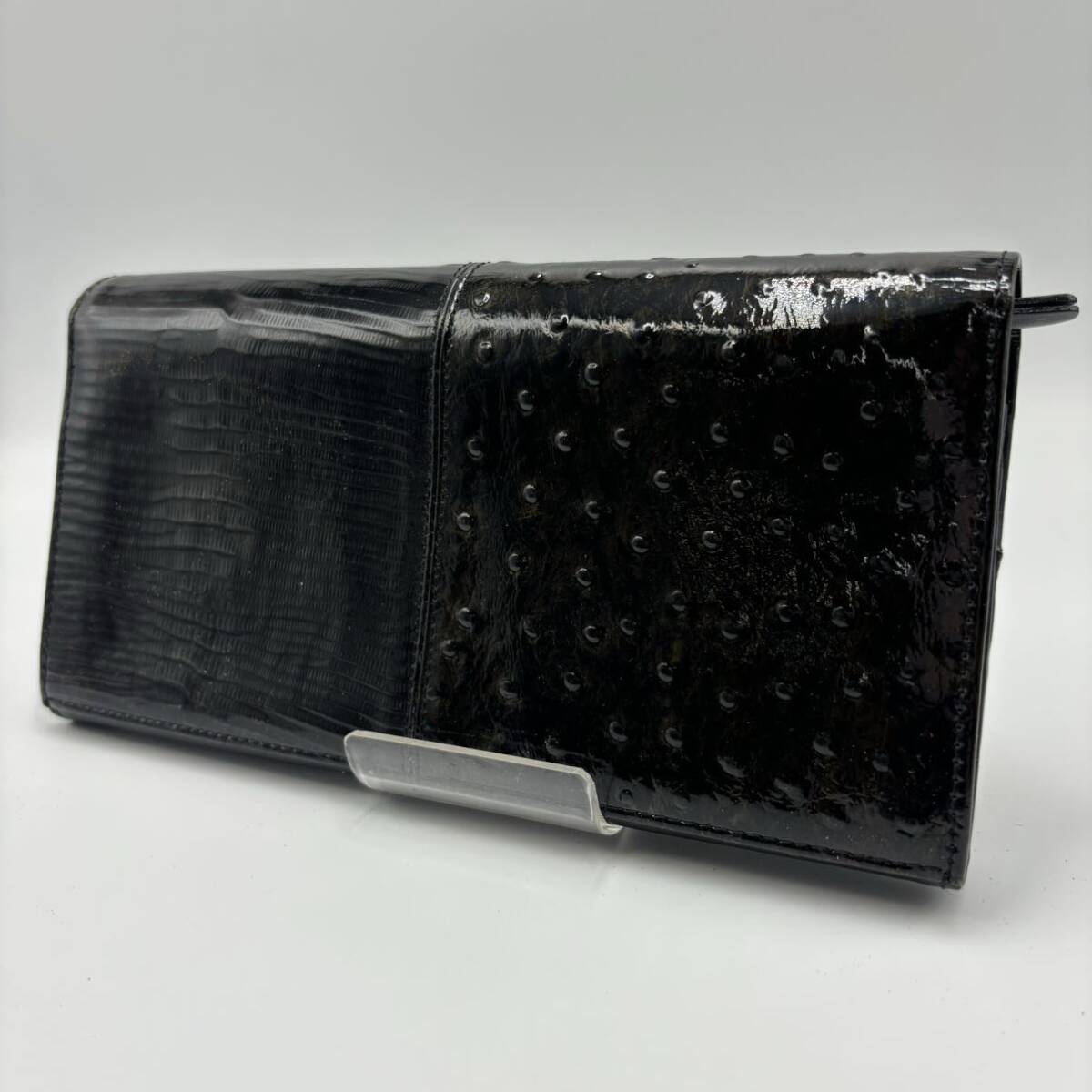 240510-GIVENCHYji van si. long wallet Ostrich type pushed long wallet change purse . equipped 