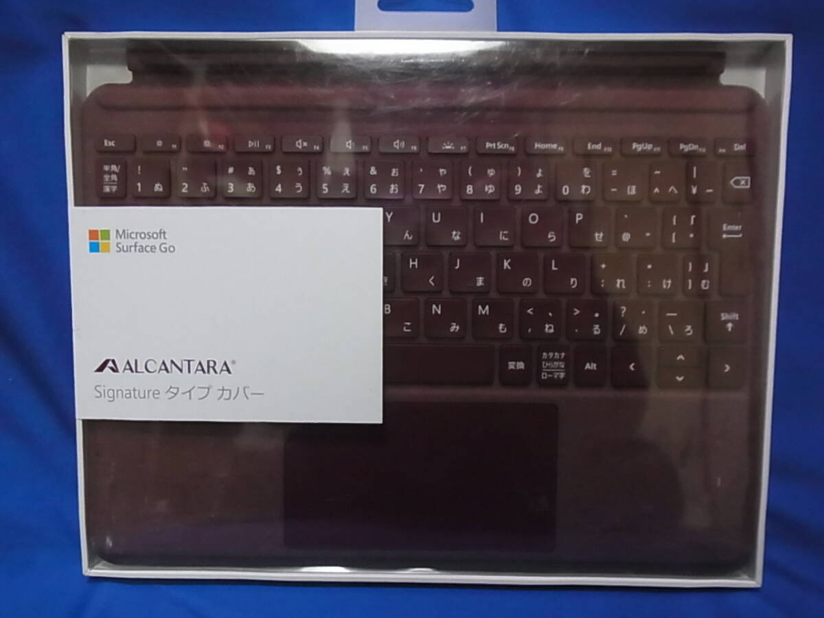 官1 Microsoft Surface Go Signature タイプ カバー バーガンディ KCU-00019_画像1