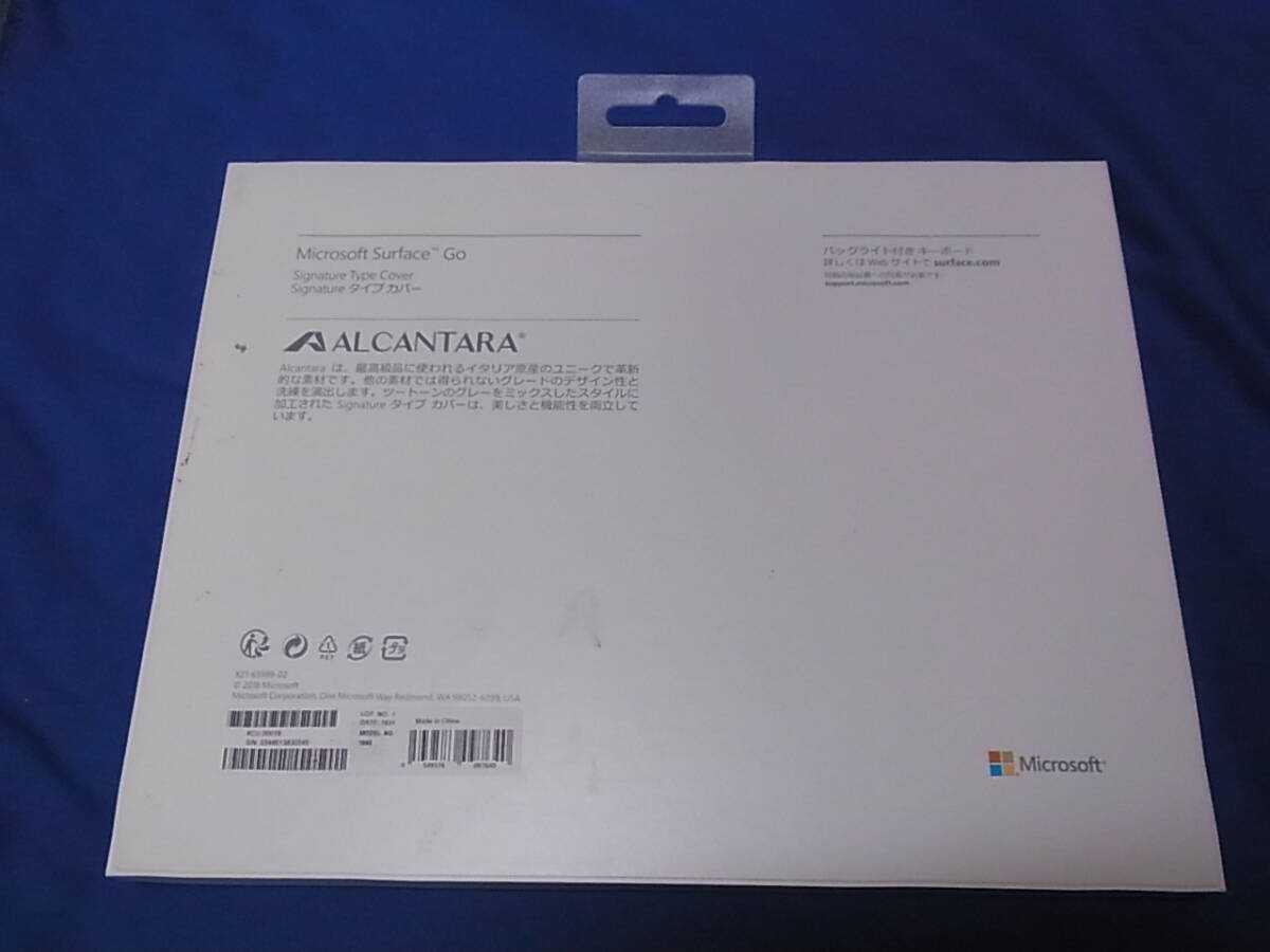 官1 Microsoft Surface Go Signature タイプ カバー バーガンディ KCU-00019_画像7