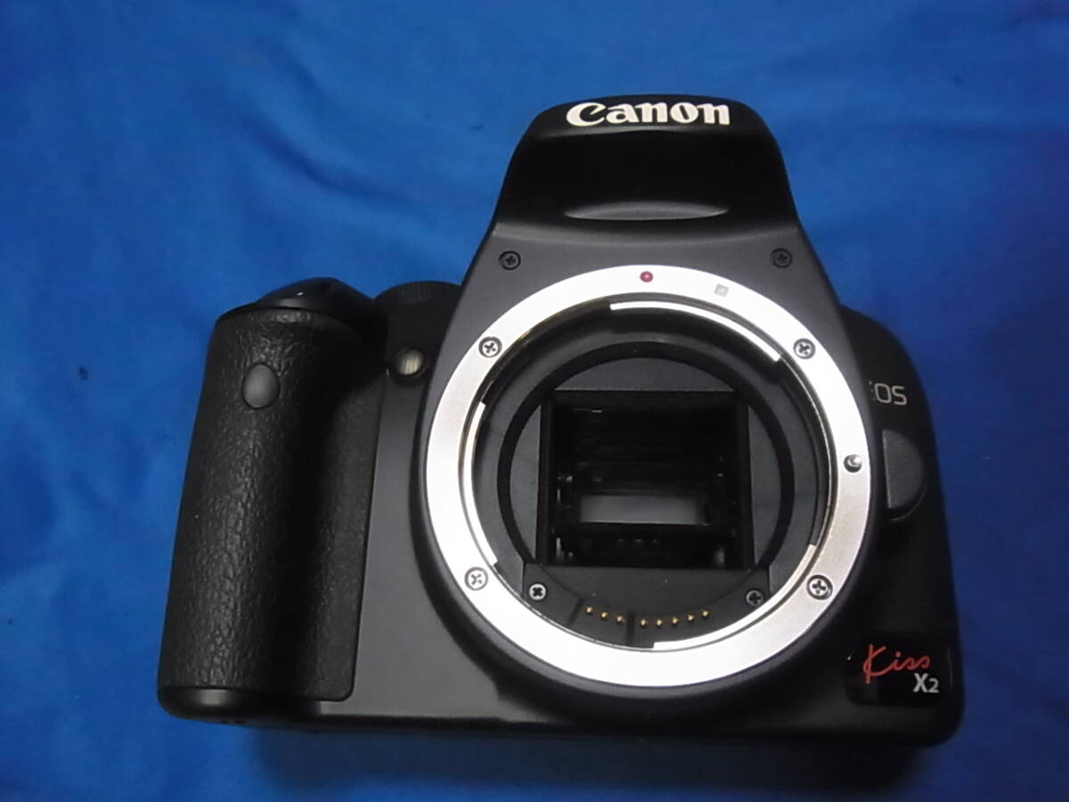 Canon デジタル一眼レフカメラ EOS Kiss X2 ボディ ジャック品_画像2