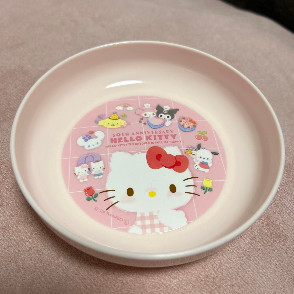 サンリオ　小皿　mini bowl 50周年キティ　ハローキティ