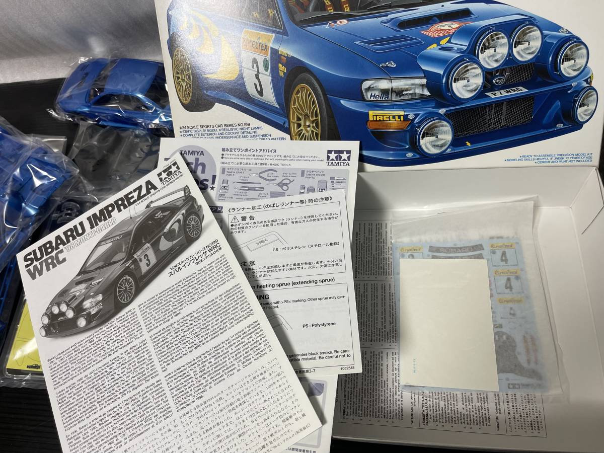 日本代購代標第一品牌【樂淘letao】-タミヤ 1/24スケール スポーツカーシリーズNo.199 スバル インプレッサ WRC '98 モンテカルロ仕様 新品未組立 コリンマクレー GC8
