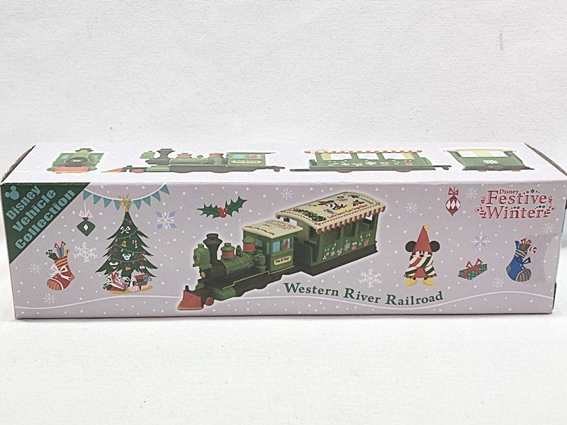 ディズニートミカ　 ウエスタンリバー鉄道 　クリスマス　Disney Vehicle Collection　TDR　ミニカー　同梱OK　1円スタート★S_画像1