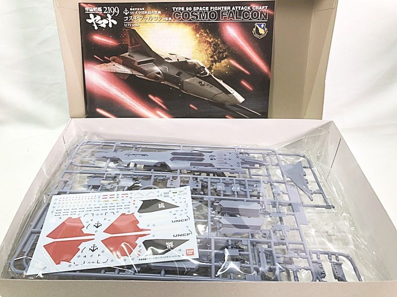  Bandai 1/72 Uchu Senkan Yamato 2199 99 type space war ... machine Cosmo Falcon Kato machine plastic model including in a package OK 1 jpy start *S