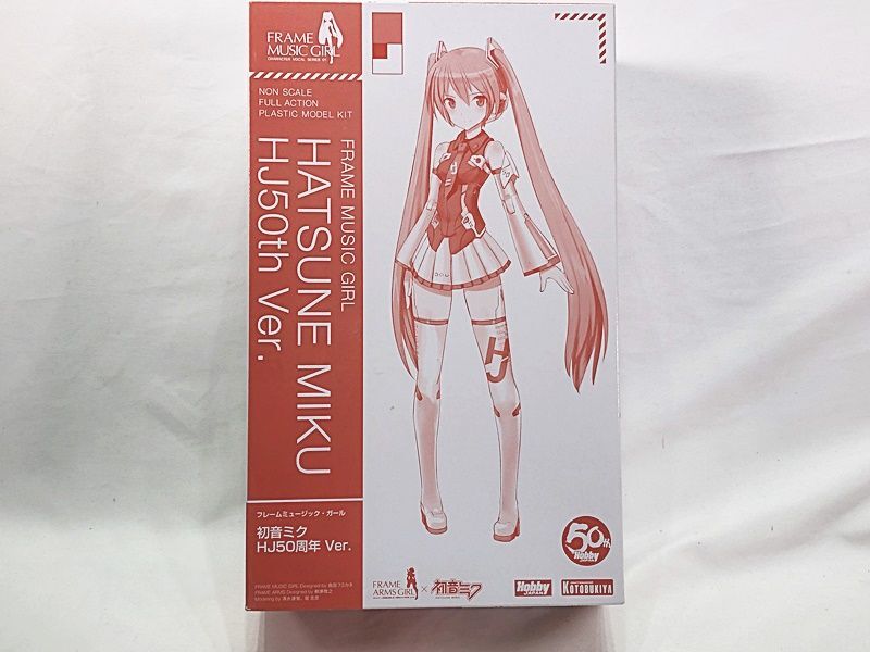  Kotobukiya non scale frame music * girl Hatsune Miku HJ50 anniversary Ver. plastic model including in a package OK 1 jpy start *S