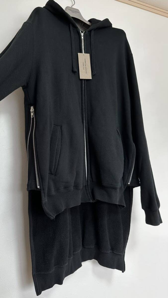 ◆COMME des GARCONS HOMME PLUS◆サイドジップパーカー◆コムデギャルソンオムプリュス◆Lサイズ◆_画像1