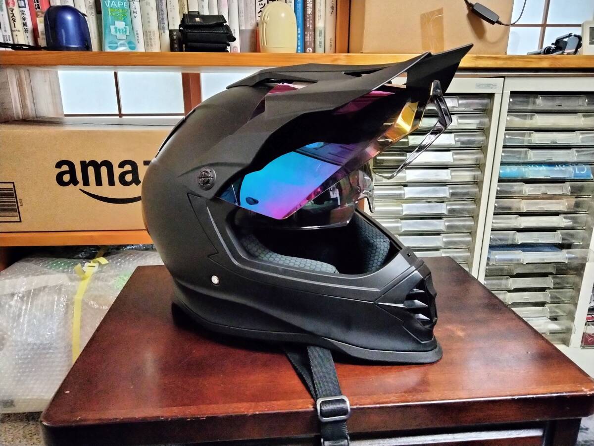 バイクヘルメット(ヘッドセット付)_画像5