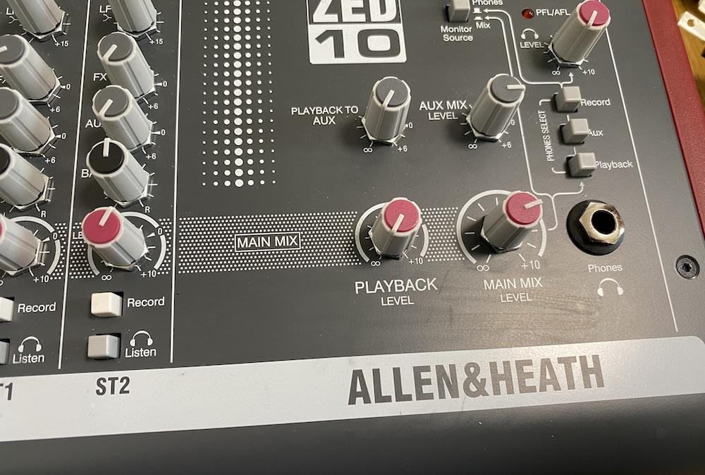 ALLEN&HEATH ( アレンアンドヒース ) / ZED-10 中古_画像7