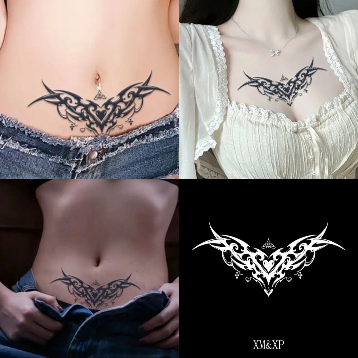 ジャグアタトゥーシール HC-579 ☆ 刺青 ヘナ ボディアート ジャグア タトゥー シール jagua tattoo ☆_画像3