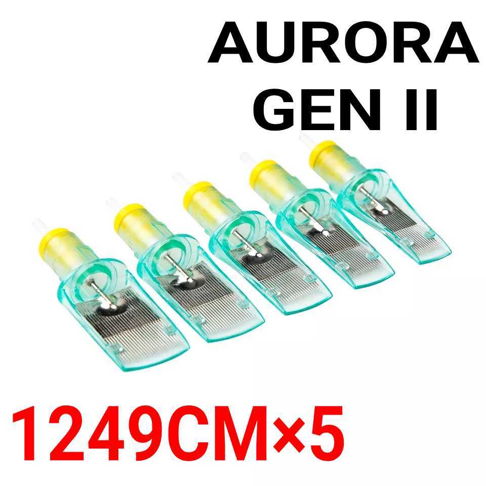 AURORA GEN II カートリッジニードル 1249CM×5個入り ☆ タトゥー マシン machine 刺青 ☆