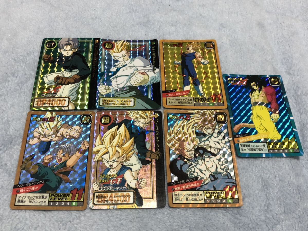 ドラゴンボール カードダス キラ7枚セットの画像1