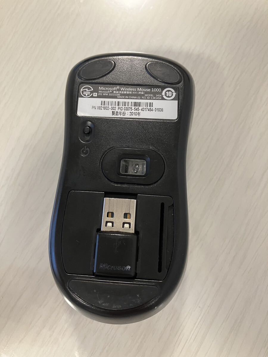 Microsoft wireless mouse 1000 ワイヤレス マウス 中古の画像4