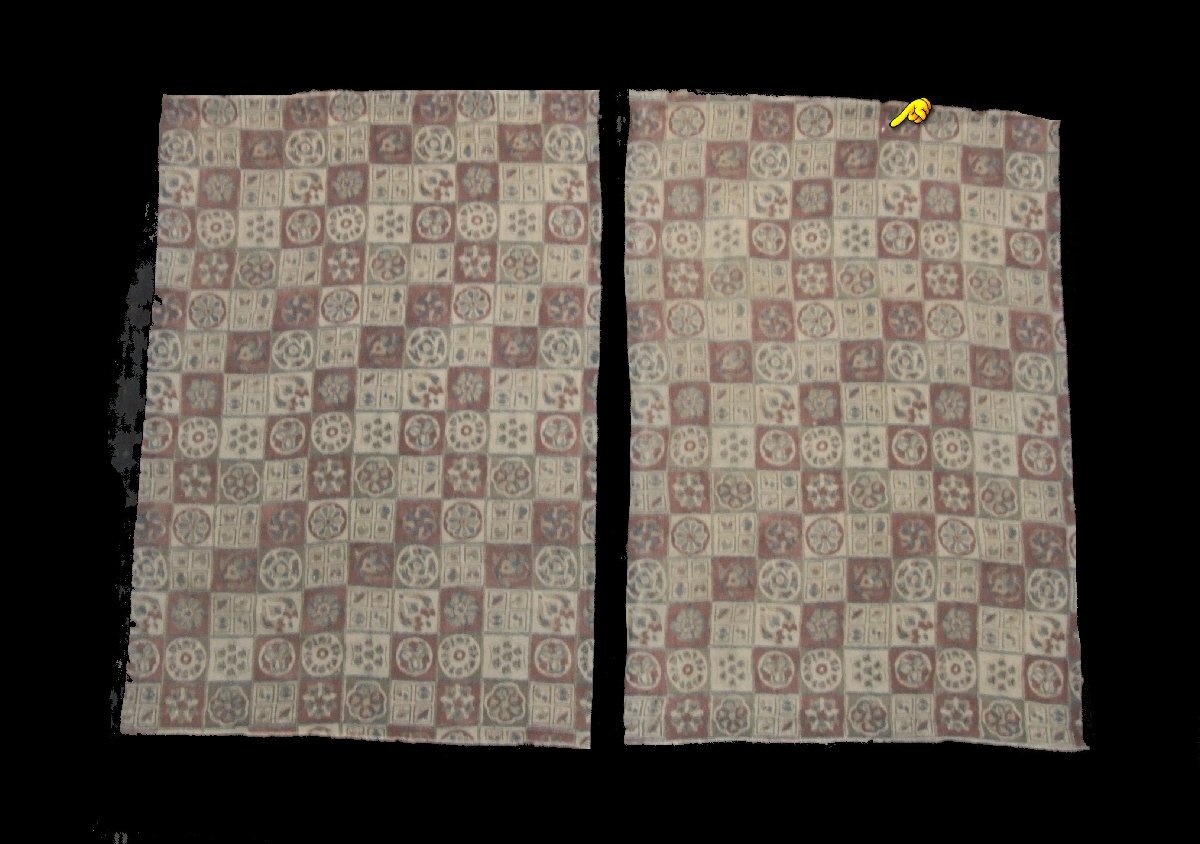 ：和古布材料：大正更紗の端布の画像3