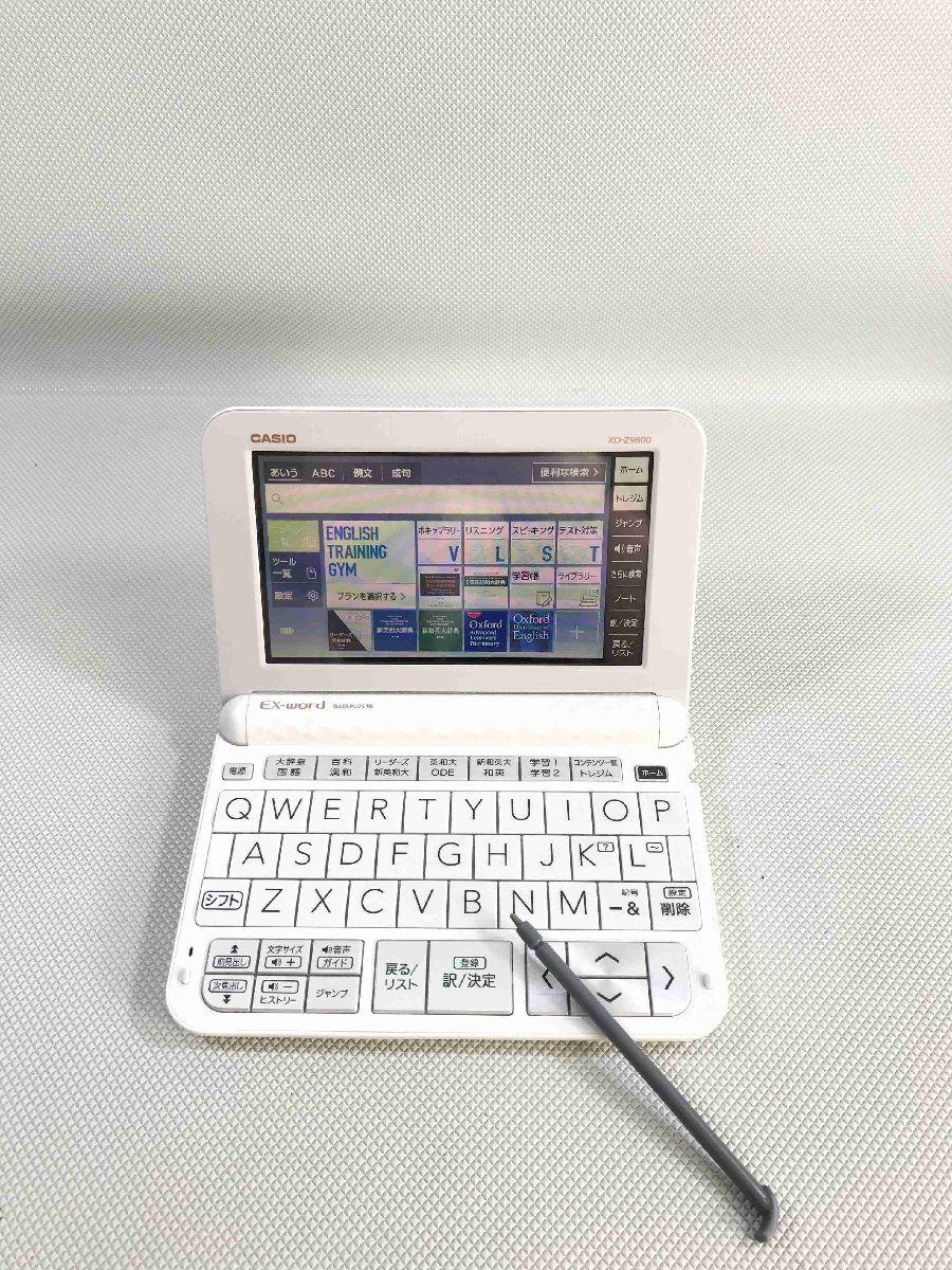 S5281○CASIO カシオ 電子辞書 EX-word DATAPLUS 10 XD-Z9800 タッチペン付 美品【保証あり】240514_画像1