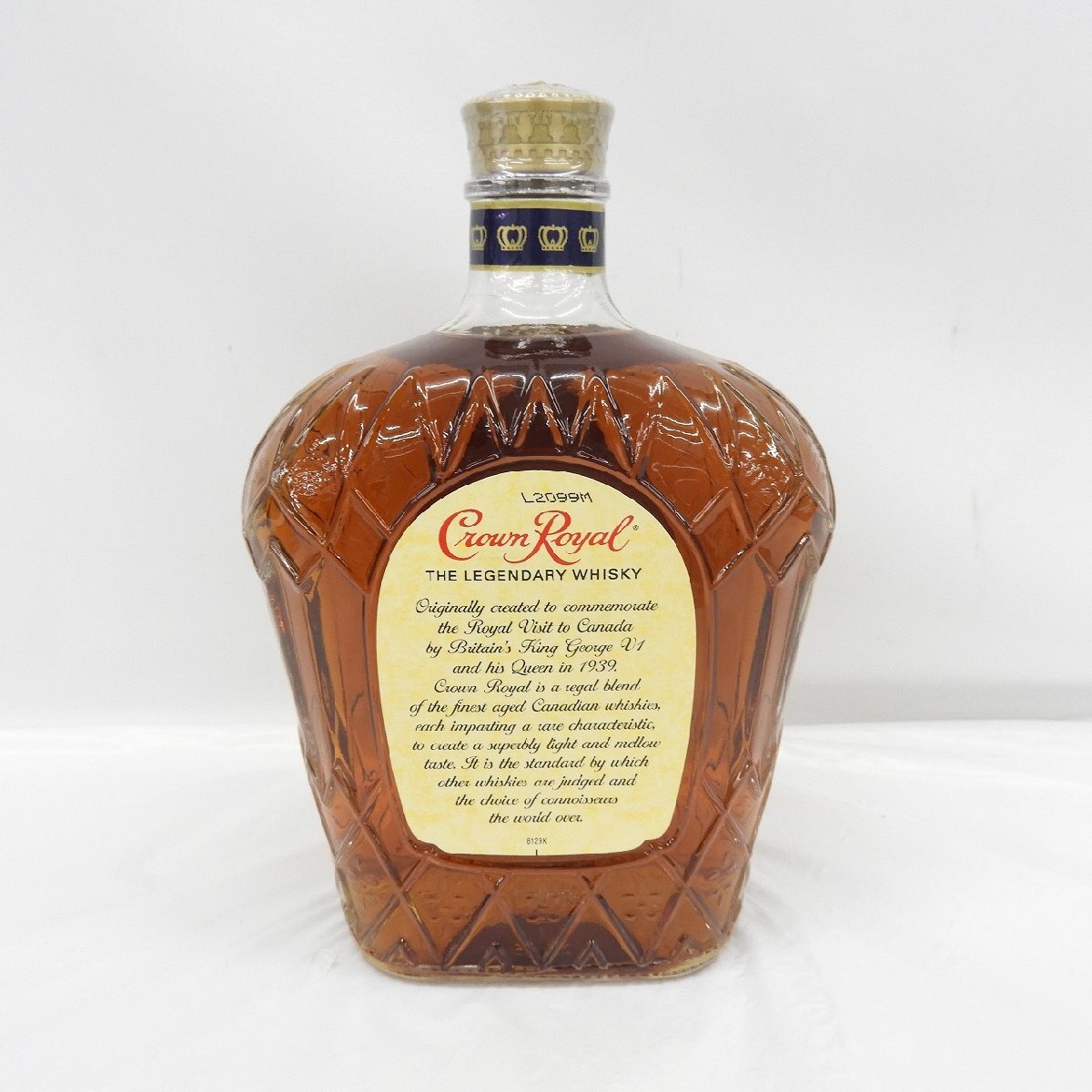 1 jpy ~[ not yet . plug ]CrownRoyal Crown Royal ru fine Deluxe Canadian whisky 1000ml 40% 11568507 0507