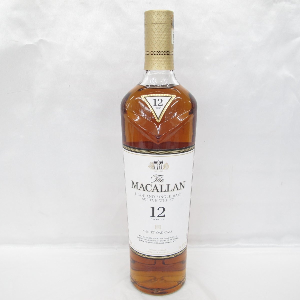 【未開栓】The MACALLAN ザ・マッカラン 12年 シェリーオーク ウイスキー 700ml 40% 11564903 0508の画像1