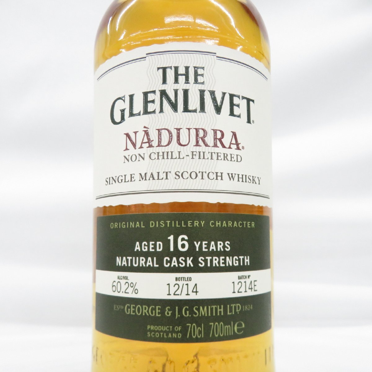 【未開栓】THE GLENLIVET ザ・グレンリベット 16年 ナデューラ ウイスキー 700ml 60.2% 箱付 11524423 0511の画像3