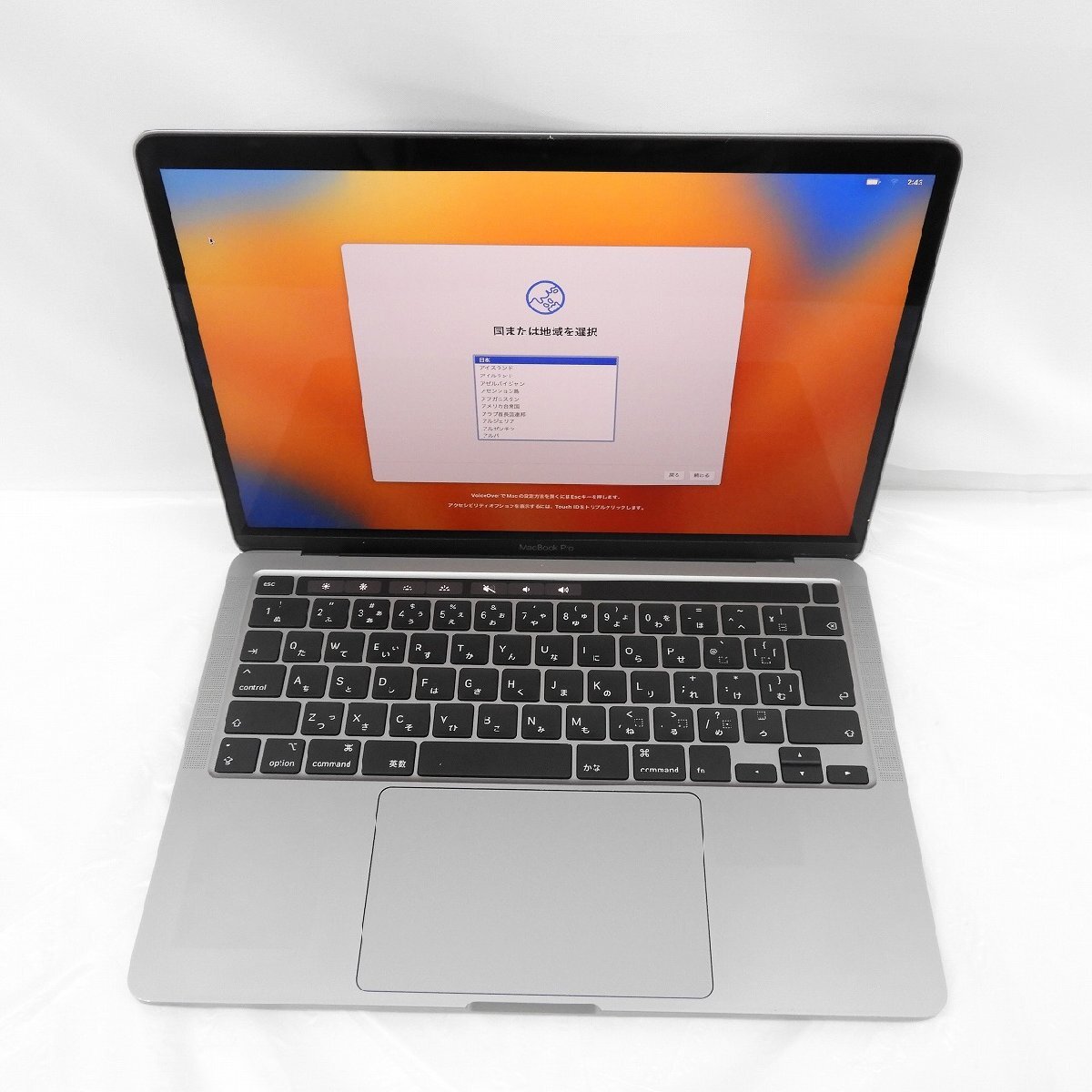 【中古品】Apple MacBook Pro 2020 Thunderbolt×4 13インチ A2251 スペースグレイ Touchbar搭載 corei5/16GB/SSD512GB 11568103 0512の画像1