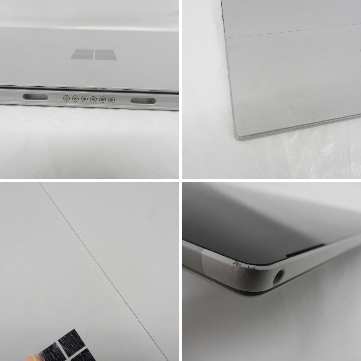 【中古品】Microsoft タブレットPC Surface Pro6 1796 128GB タイプカバー付き win11/corei5/8GB/SSD128GB ※ベゼル割れ有 11566044 0512の画像7