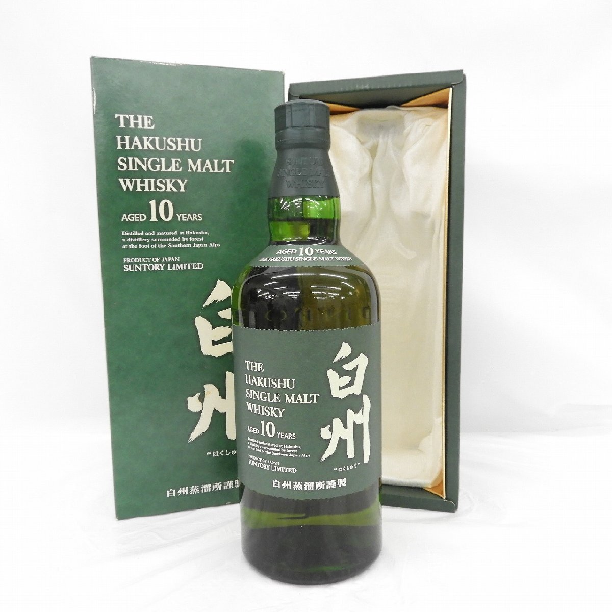 【未開栓】SUNTORY サントリー 白州 10年 シングルモルト ウイスキー 700ml 40％ 箱付 718102030 0513_画像1