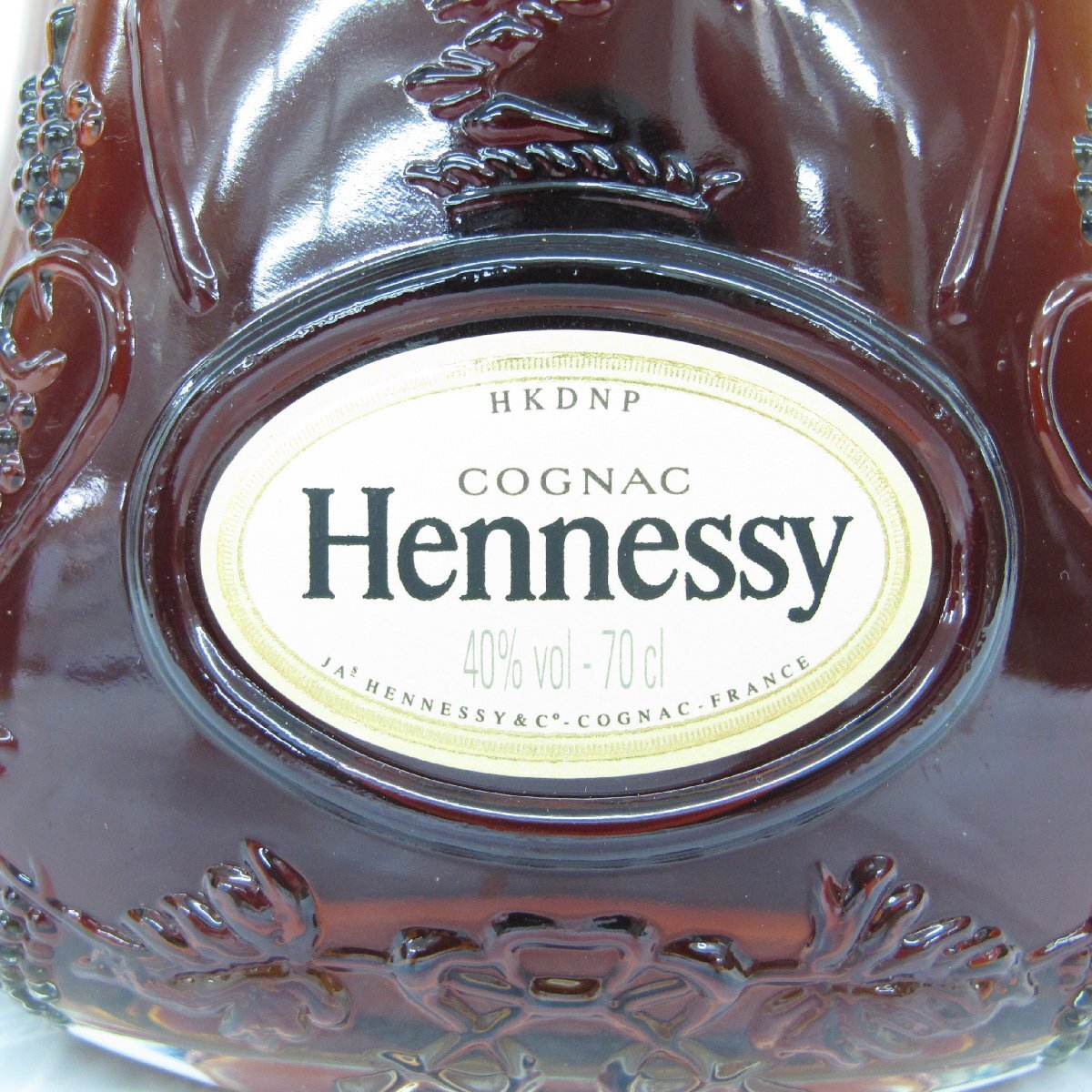 【未開栓】Hennessy ヘネシー XO 金キャップ クリアボトル ブランデー 700ml 40% 箱付 11576441 0515_画像3