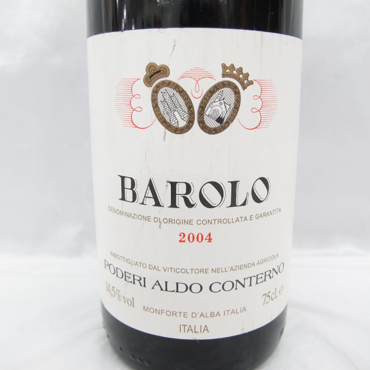 1円～【未開栓】PODERI ALDO CONTERNO ポデーリ・アルド・コンテルノ バローロ 2004 赤 ワイン 750ml 14.5% 11564575 0516_画像2