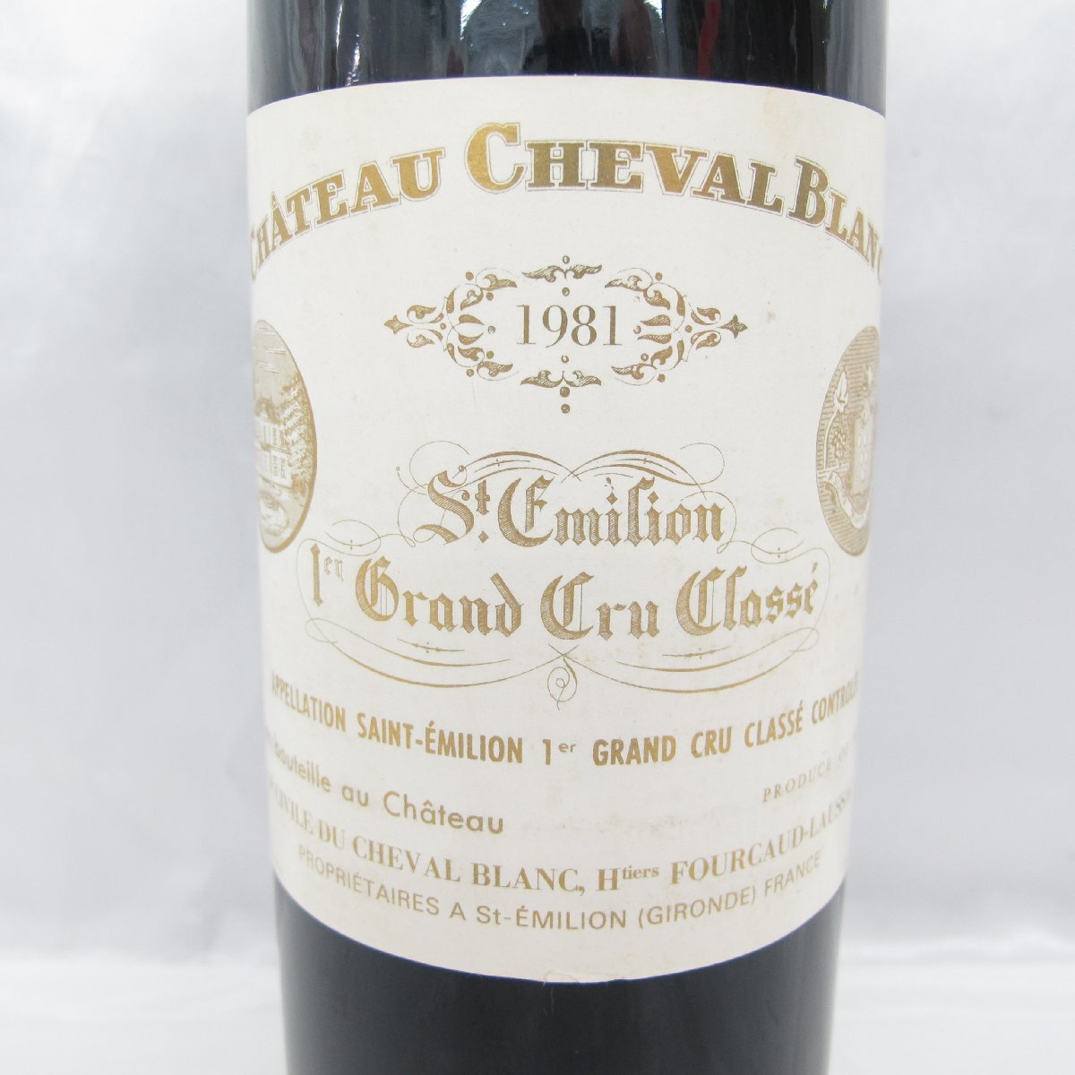 【未開栓】CHATEAU CHEVAL BLANC シャトー・シュヴァル・ブラン 1981 赤 ワイン 750ml 15%未満 11575336 0516_画像2
