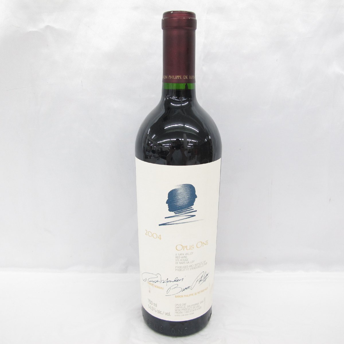 【未開栓】OPUS ONE オーパスワン 2004 赤 ワイン 750ml 14.5% 890111792 0516_画像1