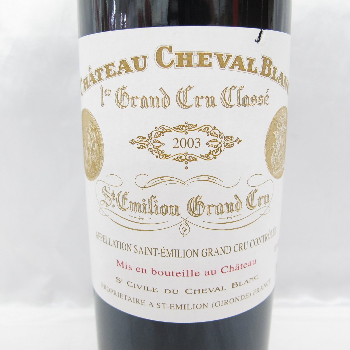 【未開栓】CHATEAU CHEVAL BLANC シャトー・シュヴァル・ブラン 2003 赤 ワイン 750ml 13.5% 11574609 0516_画像2