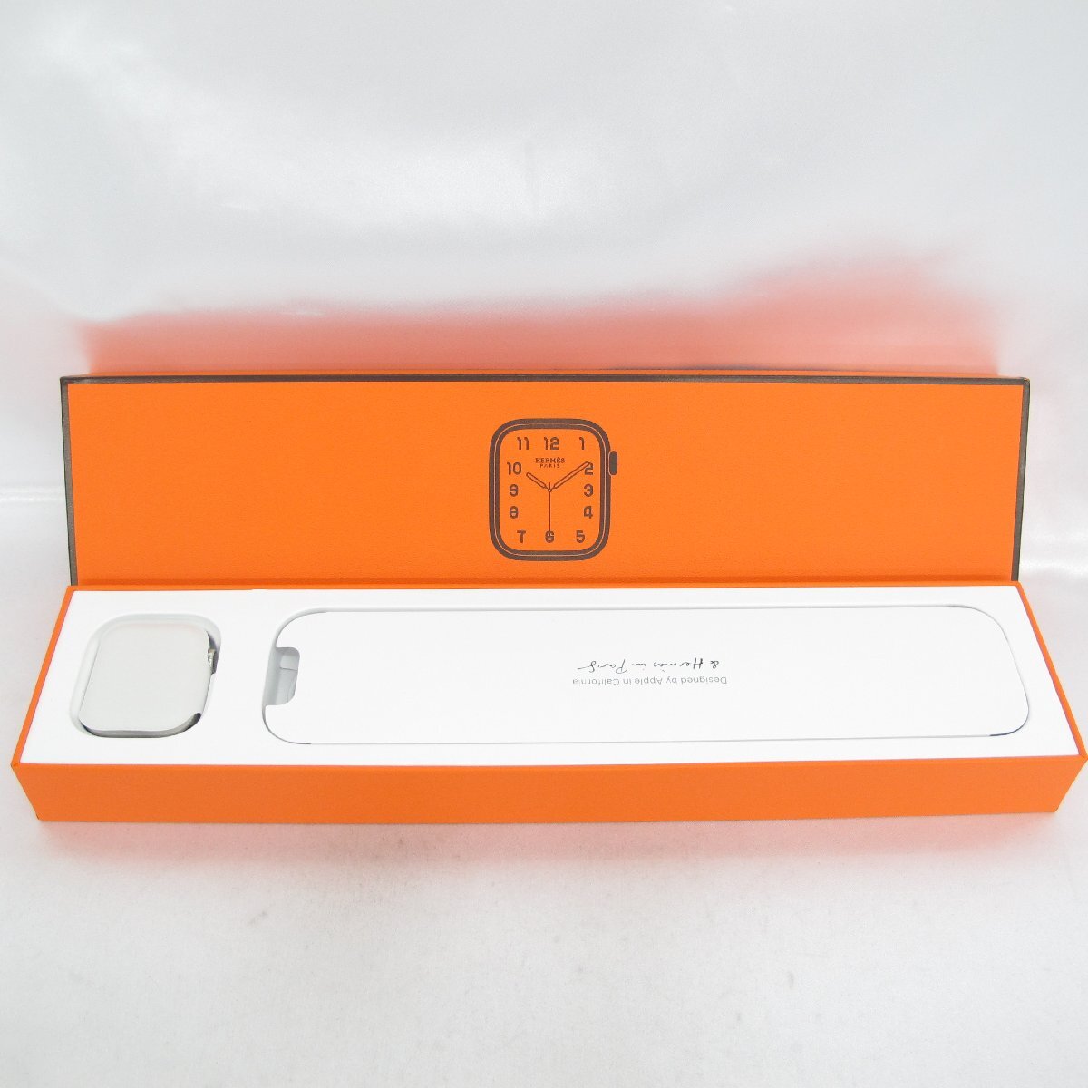 【中古品】Apple Watch HERMES Series8 41ｍｍ GPS+Cellular MNN13J/A シルバーステンレススチールケース ※ベルトなし 11570881 0525_画像1