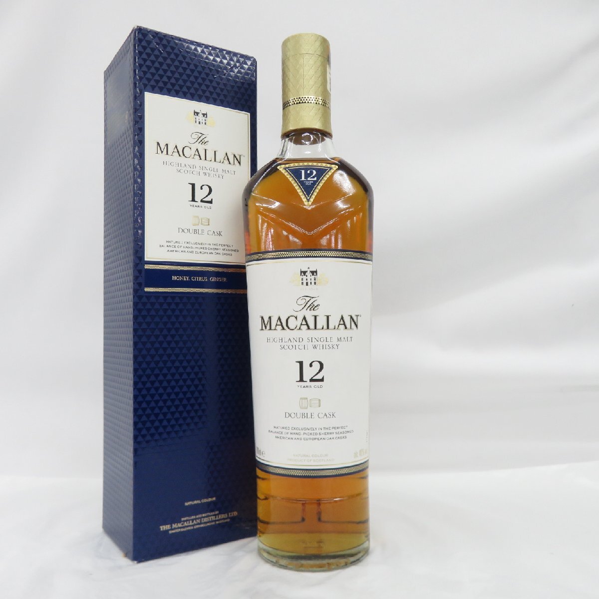 【未開栓】The MACALLAN ザ・マッカラン 12年 ダブルカスク ウイスキー 700ml 40% 箱付 11578757 0516_画像1