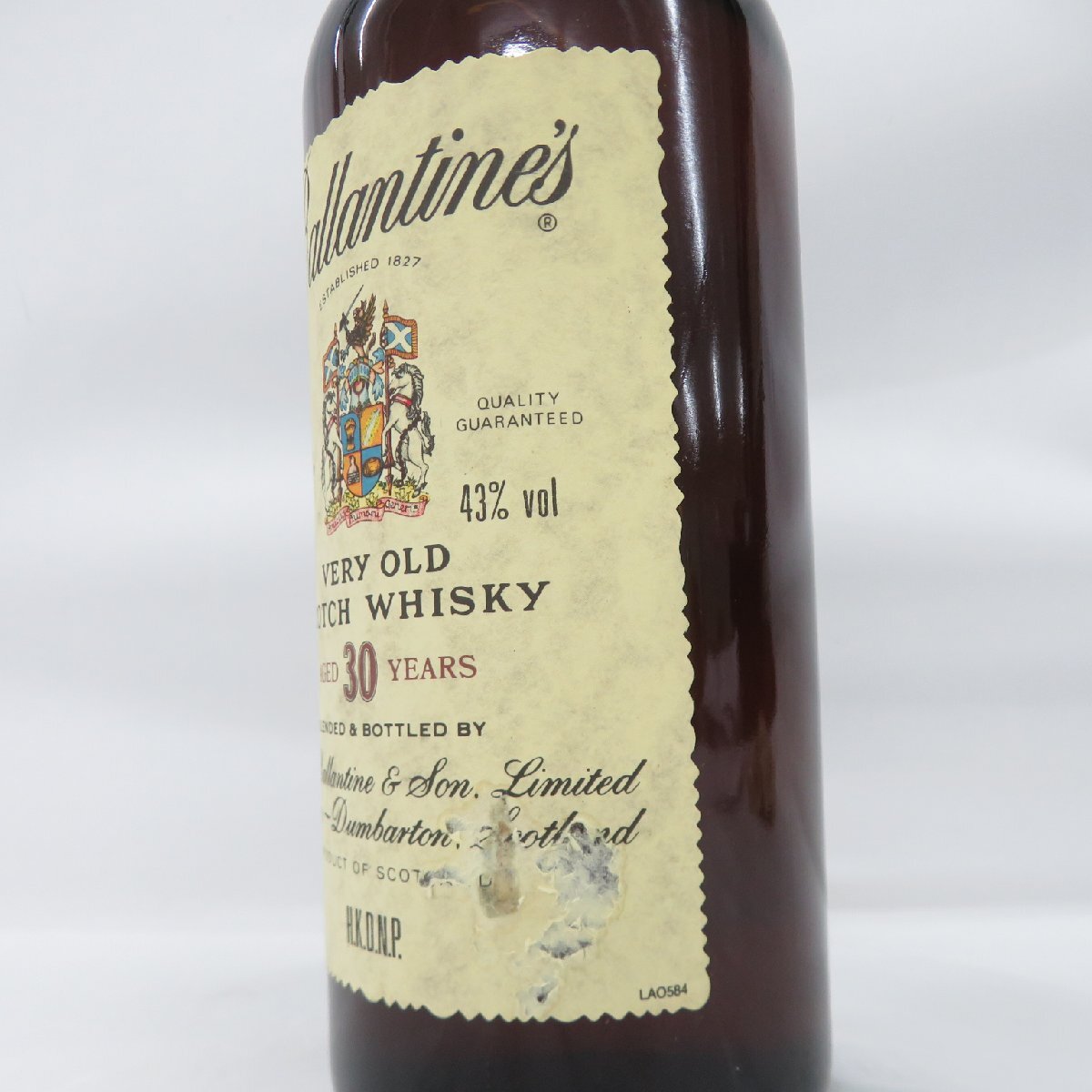 【未開栓】Ballantine's バランタイン 30年 ベリーオールド 金キャップ ウイスキー 750ml 43% 11579907 0517_画像4