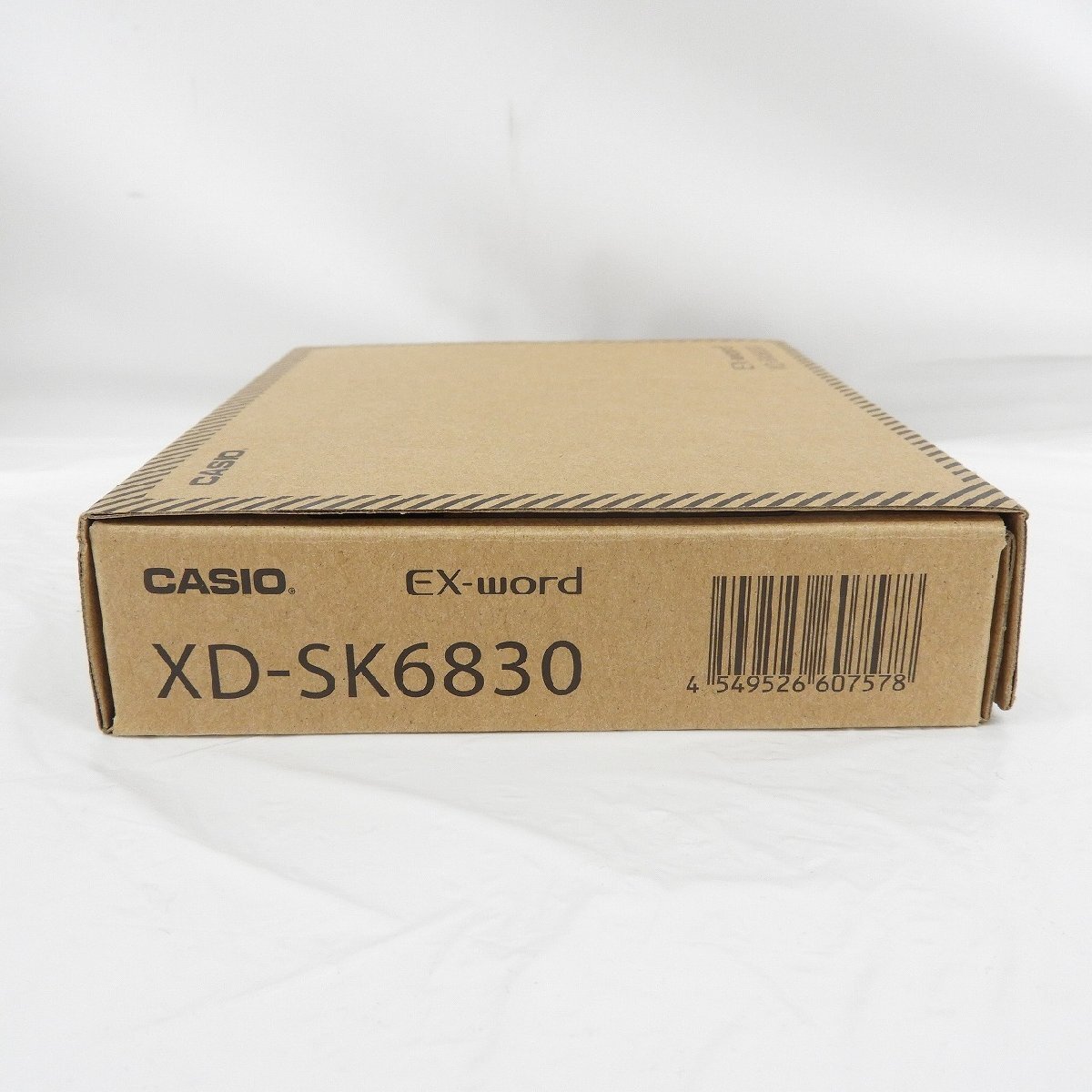 【未使用品】CASIO カシオ 電子辞書 EX-Word エクスワード XD-SK6830 あいうえお順配列キーボード オマケ純正ケース付き 11572036 0517_画像5