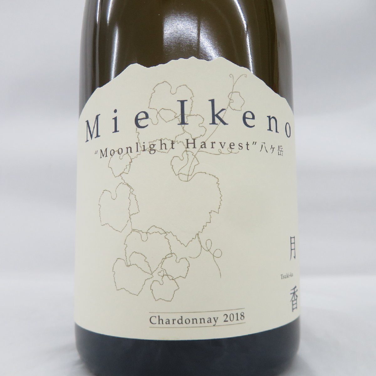 【未開栓】 Mie Ikeno 月香 Chardonnay ミエイケノ 月香 シャルドネ 2018 白 ワイン 750ml 12% 11578270 0518_画像2