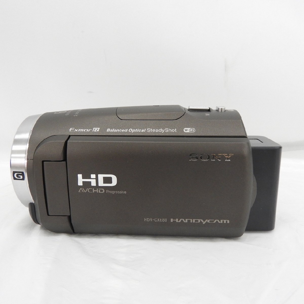 【美品】SONY ソニー デジタルビデオカメラ Handycam ハンディカム HDR-CX680 ブロンズブラウン 11574517 0518_画像3