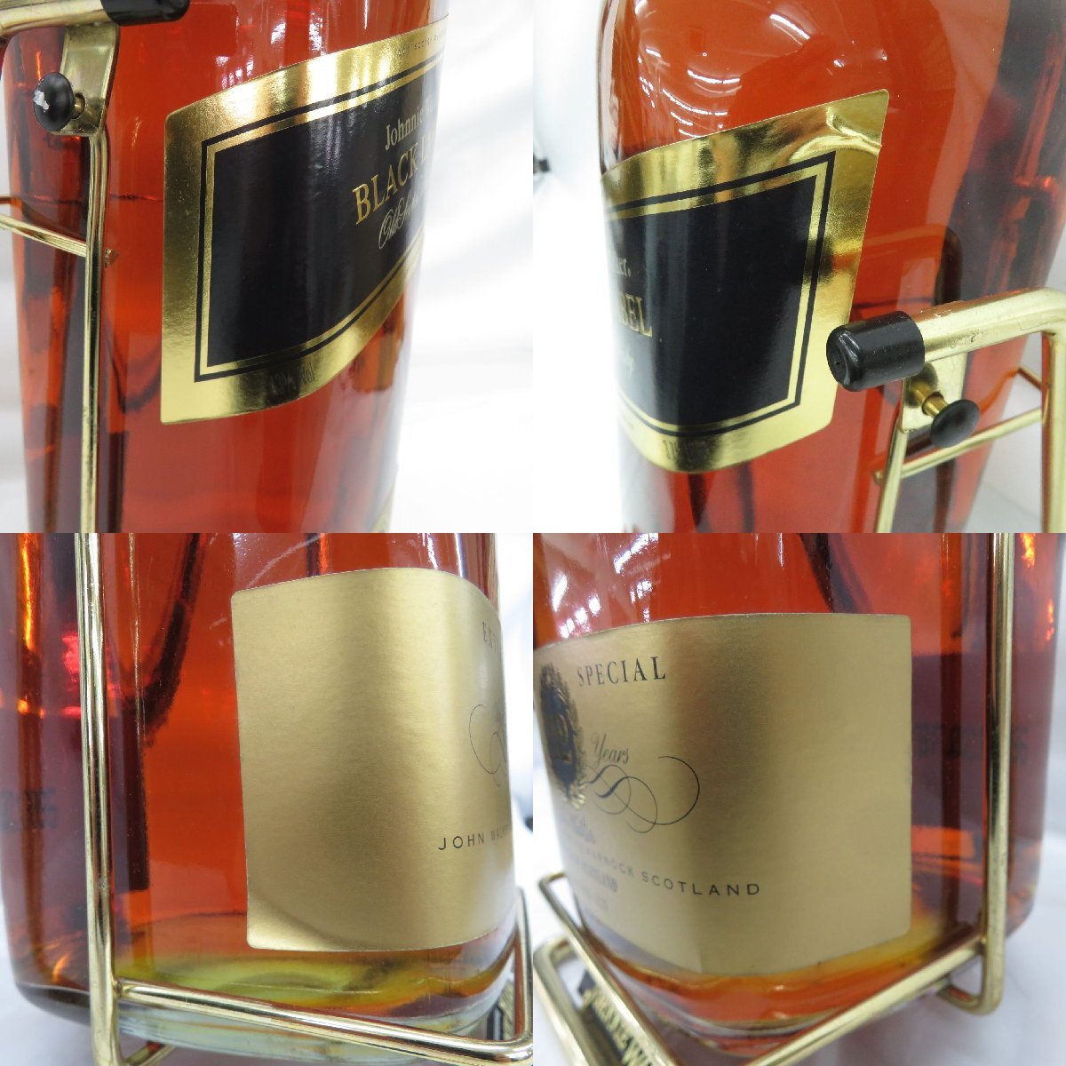 未開栓 Johnnie Walker ジョニーウォーカー ブラックラベル 12年 エクストラスペシャル ウイスキー 3750ml 43% 箱/台座付 921112895 0521_画像5