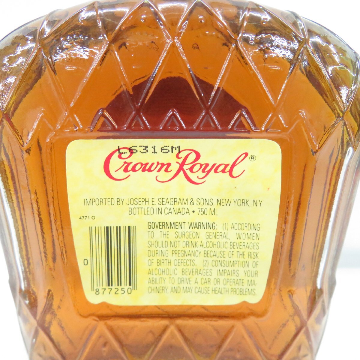 1 jpy ~[ not yet . plug ]CrownRoyal Crown Royal ru fine Deluxe Canadian whisky 750ml 40% 11570404 0521