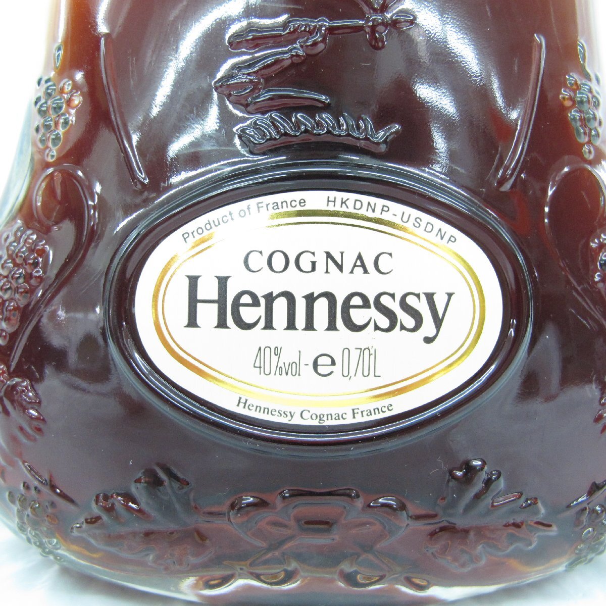 【未開栓】Hennessy ヘネシー XO 金キャップ クリアボトル ブランデー 700ml 40% 箱付 11578471 0519_画像3