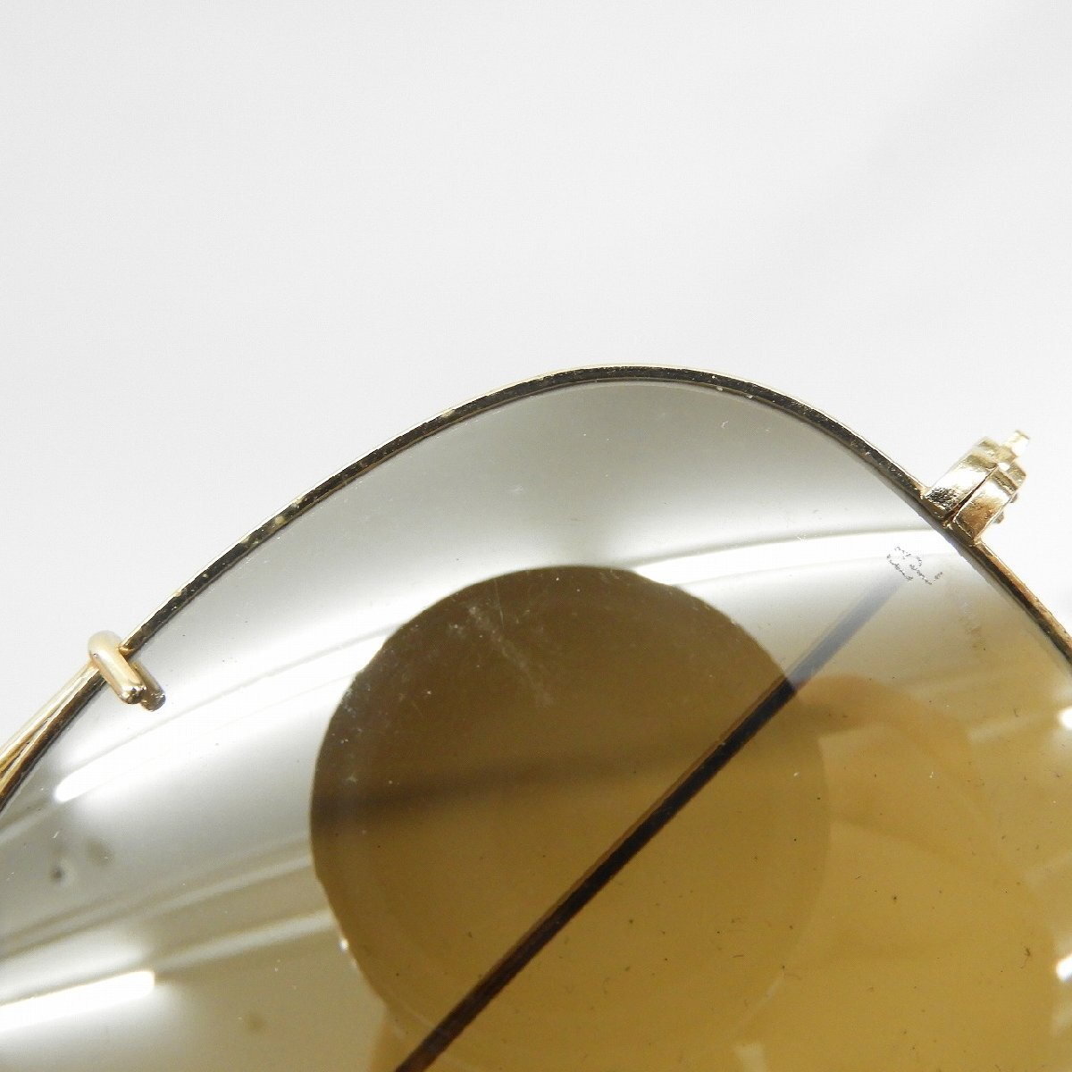 [ б/у товар ]Ray-Ban RayBan солнцезащитные очки BAUSCH&LOMBboshu ром B&L Teardrop USA с футляром 715103302 0522
