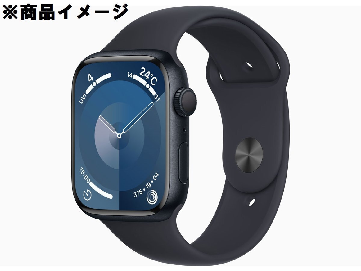 1 jpy ~[ unopened goods ]Apple Watch Series 9 GPS model 45mm MR9A3J/A midnight aluminium / sport band M/L * support beginning settled 11580495 0518