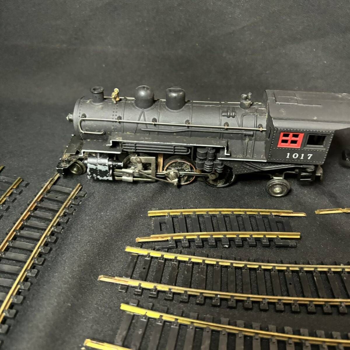HOゲージ 当時物 古いブリキ 酒井製作所 SAKAI Railway HUDSON&PASIFIC 鉄道模型　機関車車両線路 金属製