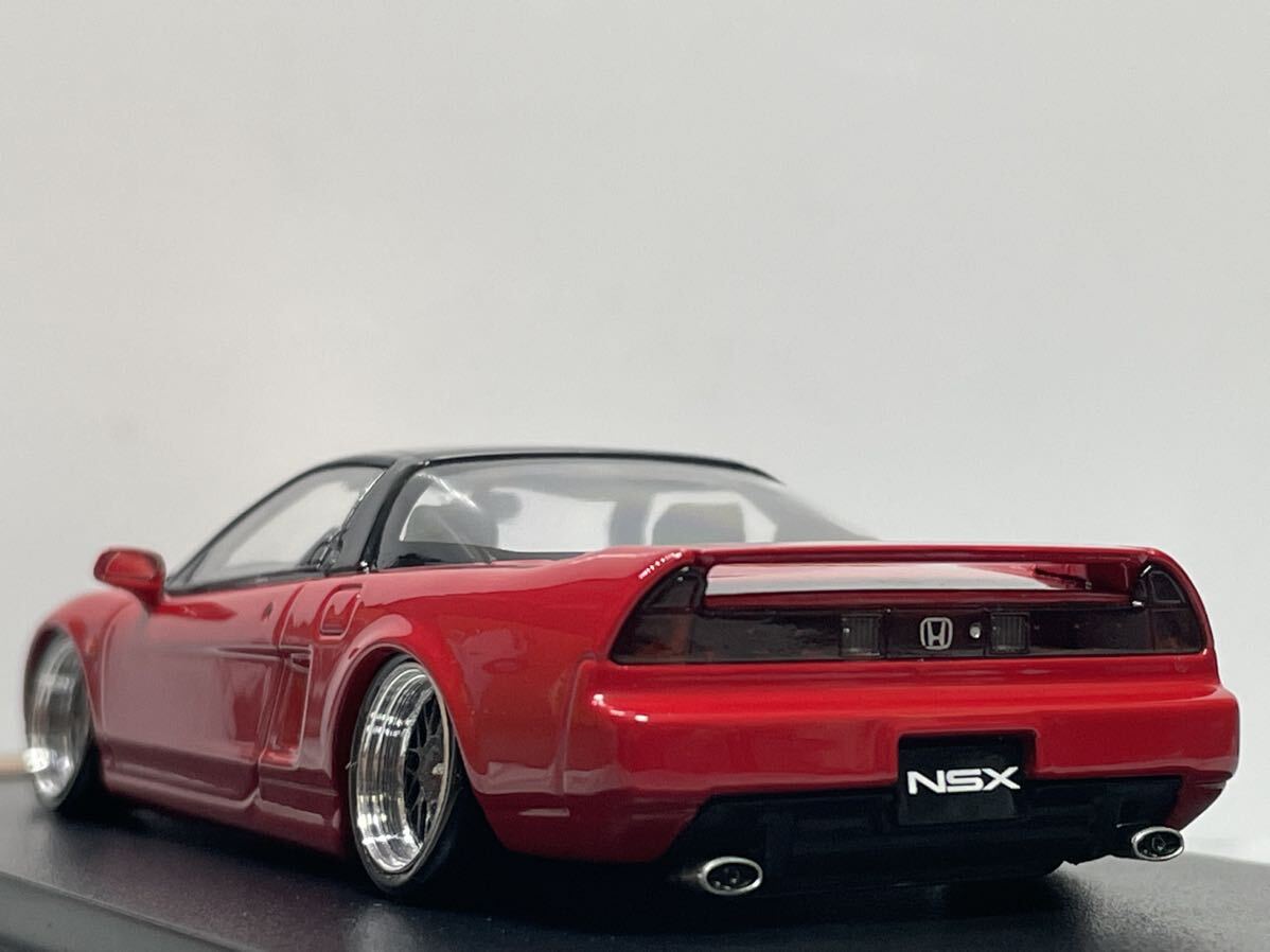 国産名車プレミアムコレクション1/43 HONDA NSX BBS LMチャンピオンEDタイプ ローダウン 国産スーパーカー_画像6