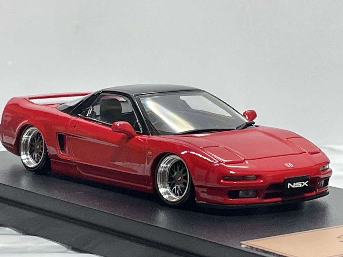 国産名車プレミアムコレクション1/43 HONDA NSX BBS LMチャンピオンEDタイプ ローダウン 国産スーパーカー_画像10