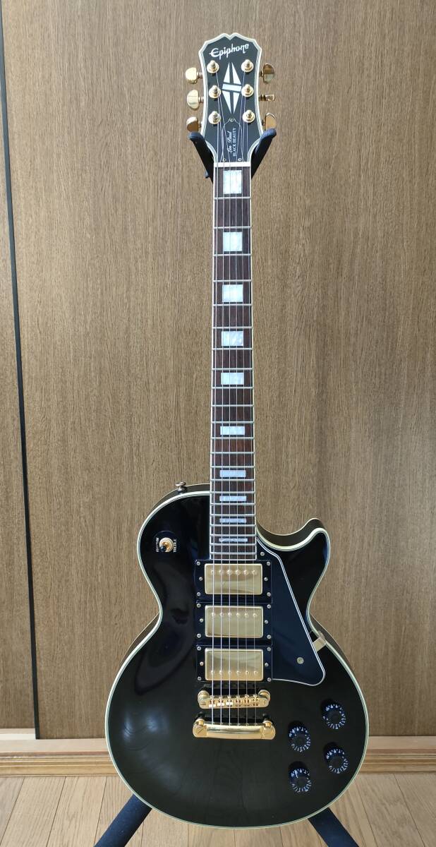 Epiphone エピフォン Les Paul Custom レスポールカスタム BLACK BEAUTY 3PU 美品_画像1