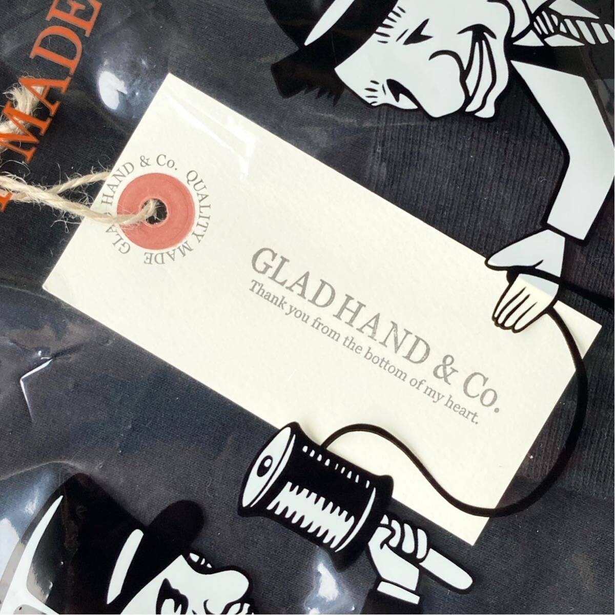 GLADHAND GH-25 PACK-T STANDARD POCKET L/S T-SHIRTS BLACK M BY GLADHAND / グラッドハンド 長袖 パックT ポケットT_画像4