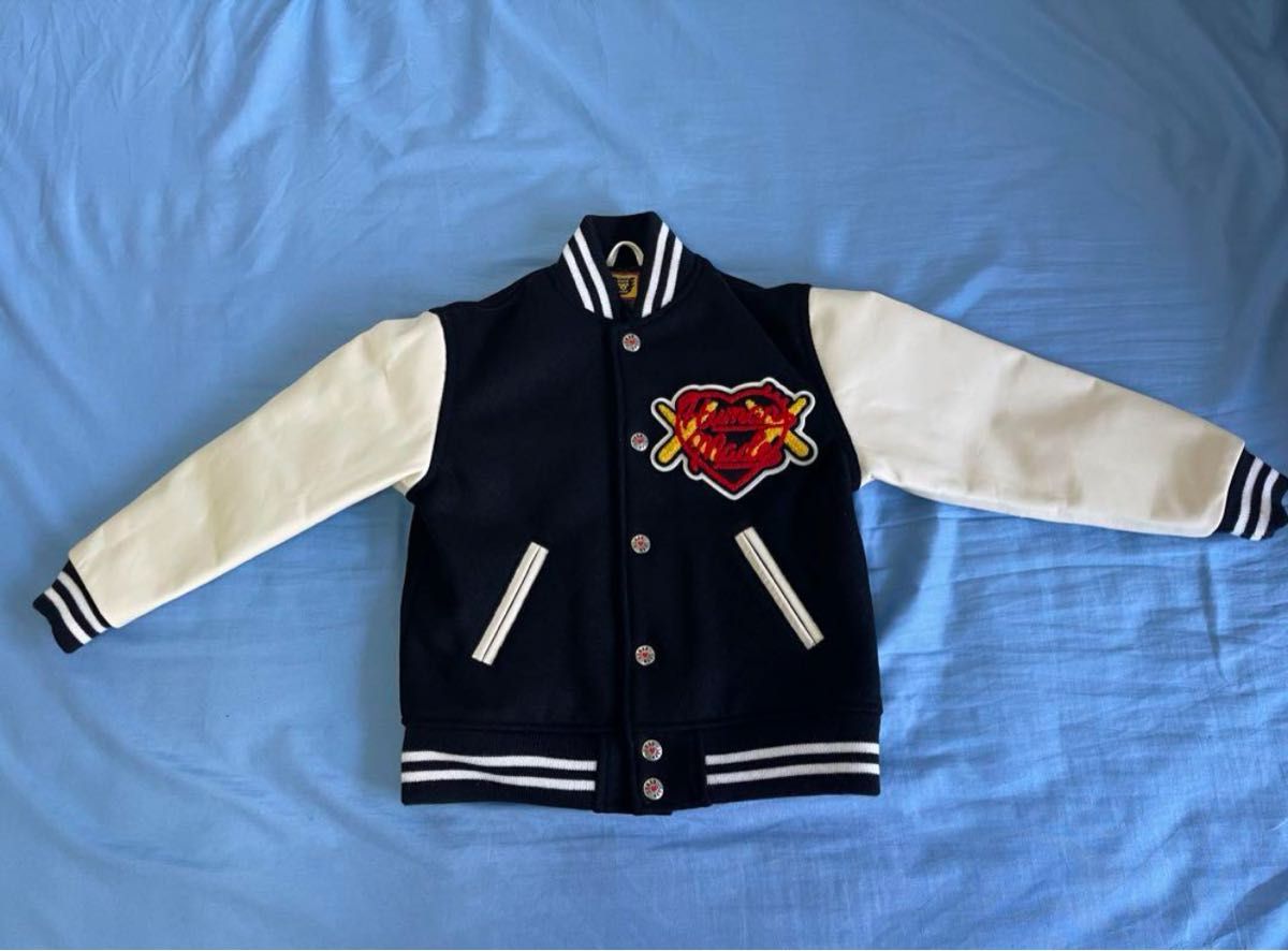 KAWS MADE VARSITY JACKET KIDS BLACK