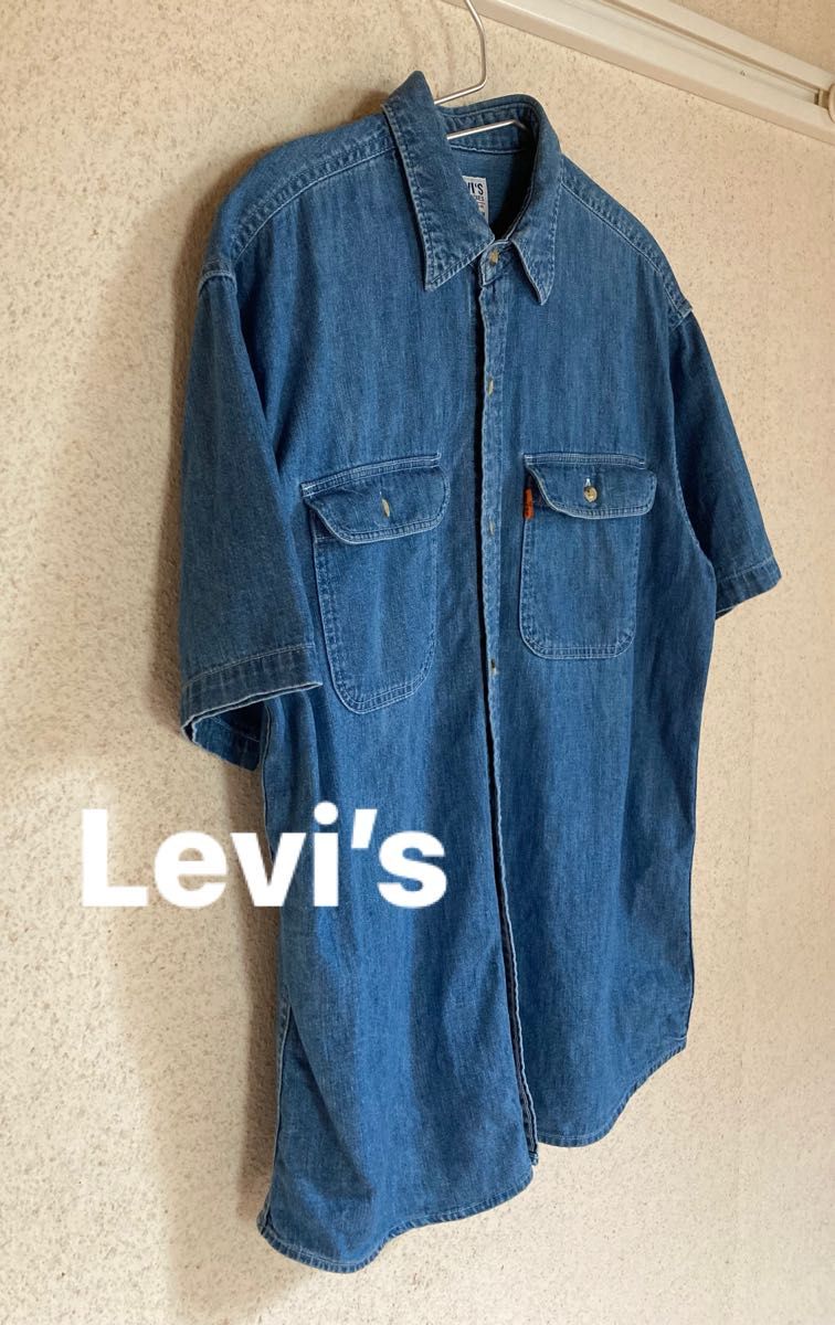 Levi’s  デニム半袖シャツ　リーバイス　Levi‘sシャツ