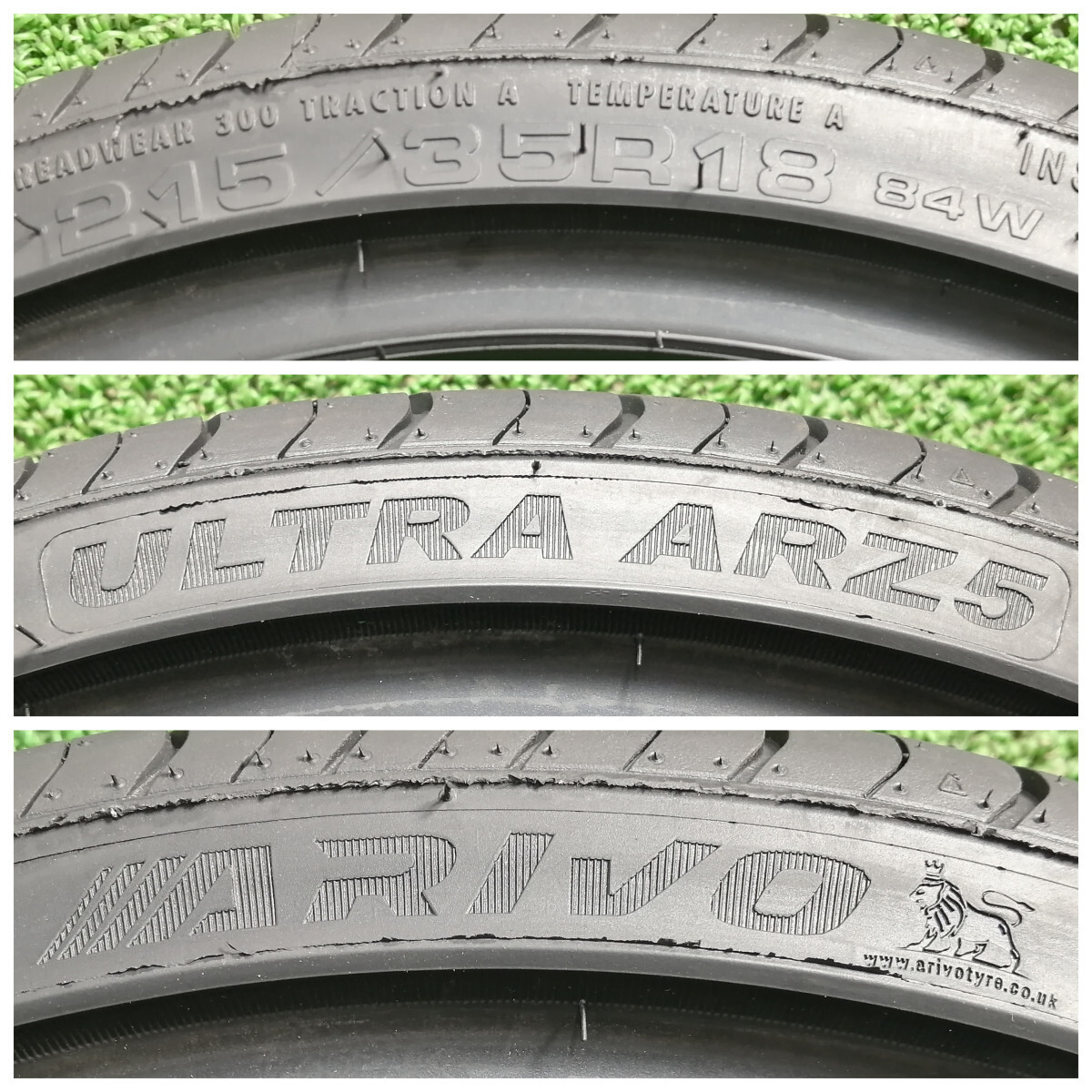 215/35R18 84W XL ARIVO ULTRA ARZ5 新品 サマータイヤ 4本セット 2023年製 11月製造 送料無料 215/35/18_画像3