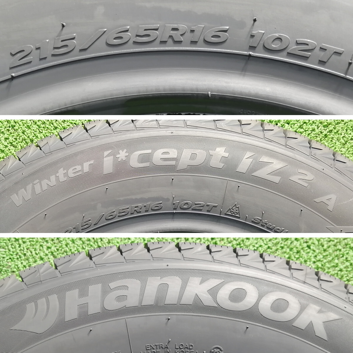 215/65R16 102T Hankook Winter icept iZ2A W626 new goods studdless tires 4 pcs set 2023 year made free shipping 215/65/16 Hankook N3587.